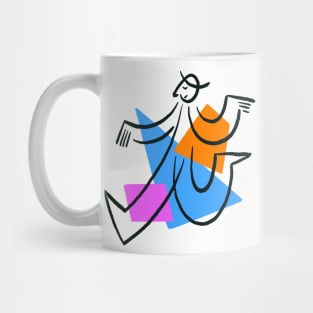 Funny person with hat Mug